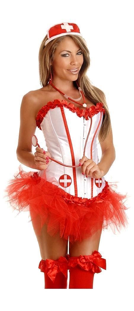 4 Pc Sexy Nurse Costume