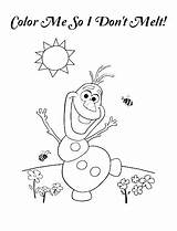 Pages Coloring Fever Frozen Printable Getcolorings Olaf Color sketch template