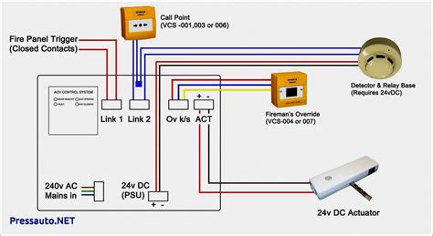 diagram  wire smoke detector wiring diagram detectors