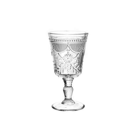 Tinted Roma Clear Goblet 10 Oz Baker Party Rentals