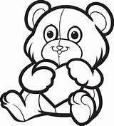 Bear Teddy Coloring Pages Heart Valentine Kids Drawing Holding Printable Valentines Colouring Color Picnic Boyfriend Bears Draw Getdrawings Cute Clipart sketch template