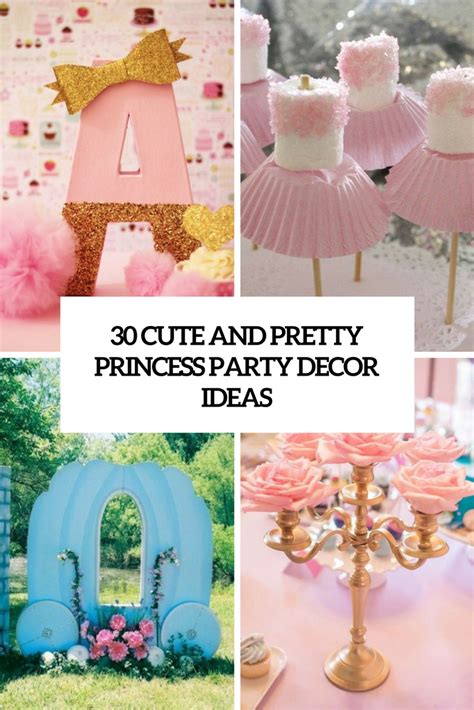 30 cute and pretty princess party décor ideas shelterness
