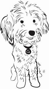Dog Illustration Choose Board Illustrations Crested Chinese sketch template