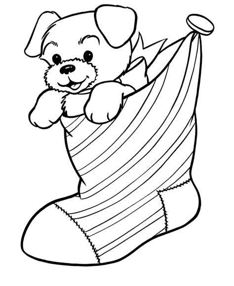 cute christmas animal coloring pages coloring home
