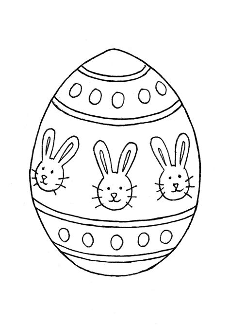 easter egg templates  images