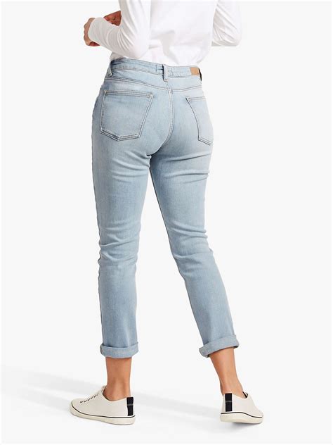 fatface chesham girlfriend jeans pale wash at john lewis and partners
