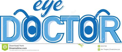 oogarts vector illustratie illustration  oftalmoloog
