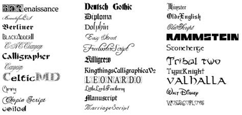 calligraphy writing fancy calligraphy fonts