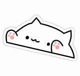 Bongo Cat Sticker Normal Coloring Pages Printable Cute Seleccionar Tablero sketch template
