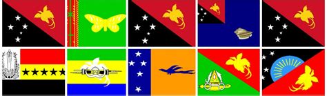 flags  papua  guinea png national news