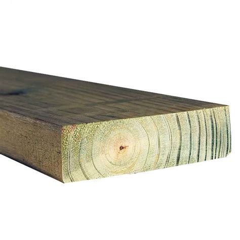 Treated Yellow Pine 2 In X 6 In X 18 Ft 06 S4s Dimensional Lumber