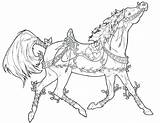 Coloring Horse Pages Horses Adult Adults Rearing Printable Carousel Mustang Color sketch template