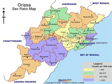 Orissa Sex Ratio As Per Census 2001