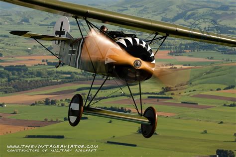 fokker dviii  flight  vintage aviator