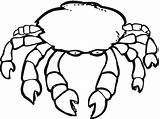 Crab Pages Kids Coloring Printable Drawing Template Templates Getdrawings Book Bestcoloringpagesforkids sketch template
