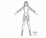 Zatanna Zatara Concept sketch template