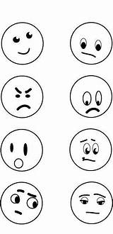 Faces Emotion Emotions Feelings Cliparts Printables Attribution Forget Link Don sketch template