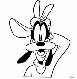 Goofy Coloring Pages Disney Printable Cartoons Kids Post sketch template