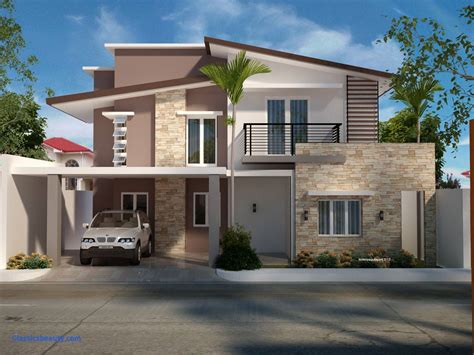 contemporary  story house plans awesome modern single house plans