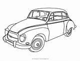 Car Antique Coloring Pages Cars Classic Template Sheet Templates sketch template
