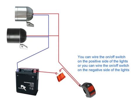 wiring diagram  motorcycle led lights