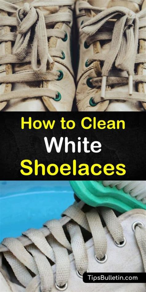 quick ways  clean white shoelaces