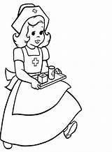 Nurses Genesung Krank Getdrawings Jelitaf sketch template