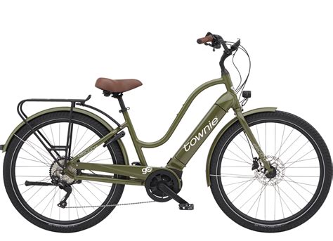 electra townie path   step  electric hybrid olive