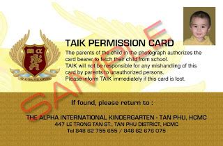 tak blog permission card
