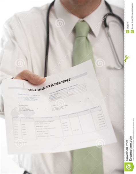 medical bill royalty  stock image image