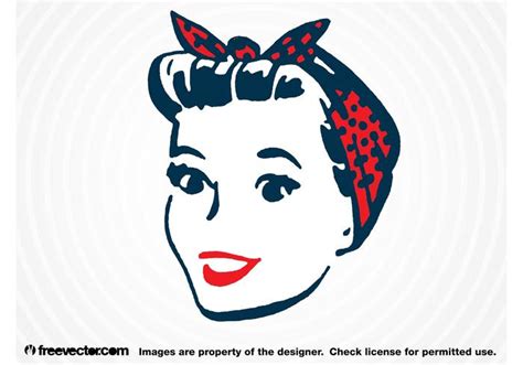 Retro Housewife Download Free Vector Art Stock Graphics