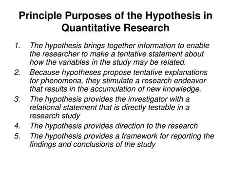 qualitative research hypothesis examples methods  research