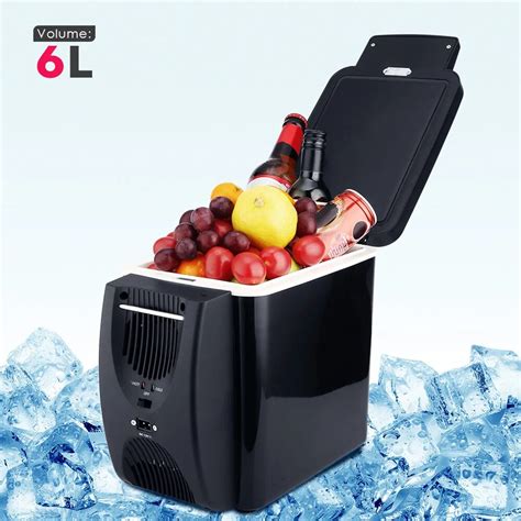 portable   mini car refrigerator cooler freezer warmer heater dual mode temperature control