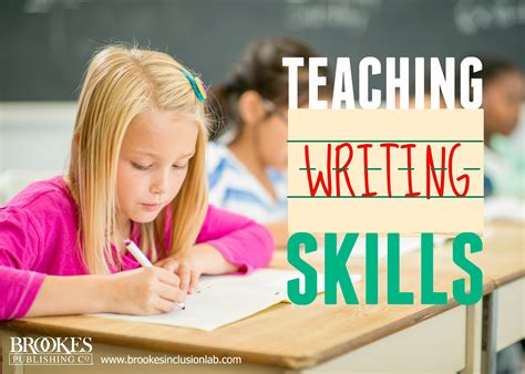 steps  teaching writing skills  students  disabilities