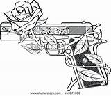 Printable Skulls Pistole Drawing Armas Logodix Books Sweary Skizzen Waffen Ante Valarie Zeichnen Outlaw Vorrat Grafik Lesen Kunsthandwerk Revolver sketch template