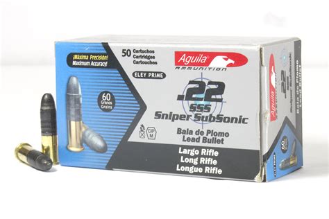 aguila 22lr 60 gr lrn sniper subsonic 50 box sportsman s outdoor