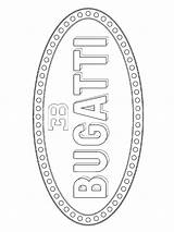 Bugatti Logo Colouring Coloringpage Ca Colour Car Coloring Pages sketch template