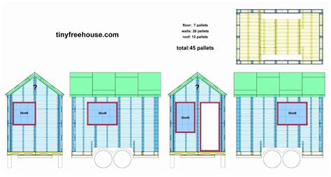 pallet house diy plans cut  wood