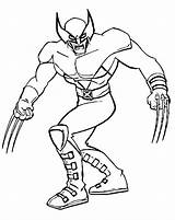Wolverine Stampare Supereroe Arrabbiato Artigli sketch template