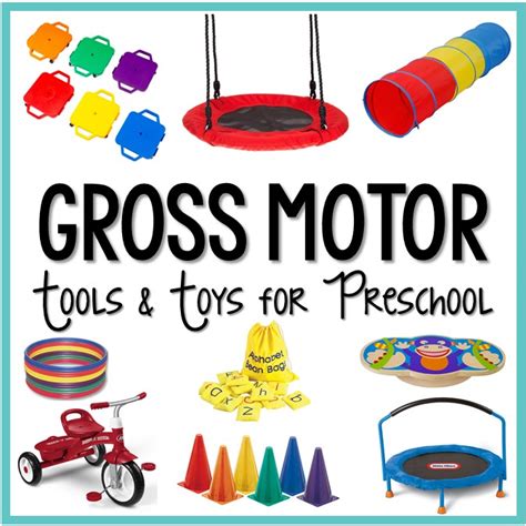 gross motor tools  toys  preschool pre  pages