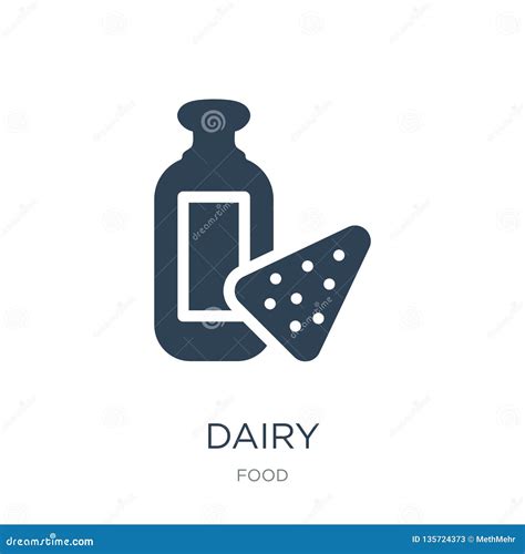 dairy icon  trendy design style dairy icon isolated  white