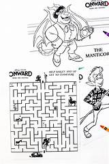 Onward Maze sketch template