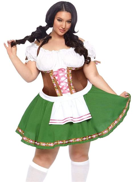 plus size beer girl gretchen costume women s oktoberfest