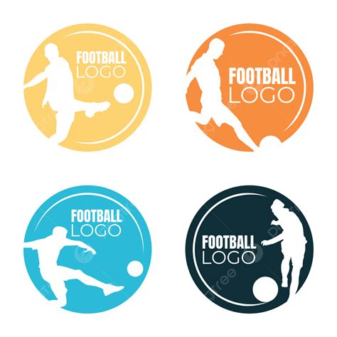 silhouette soccer logo collection logo set soccer football png  vector  transparent