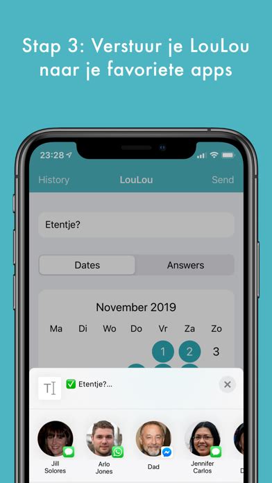 simpele datumprikker loulou iphone app appwereld