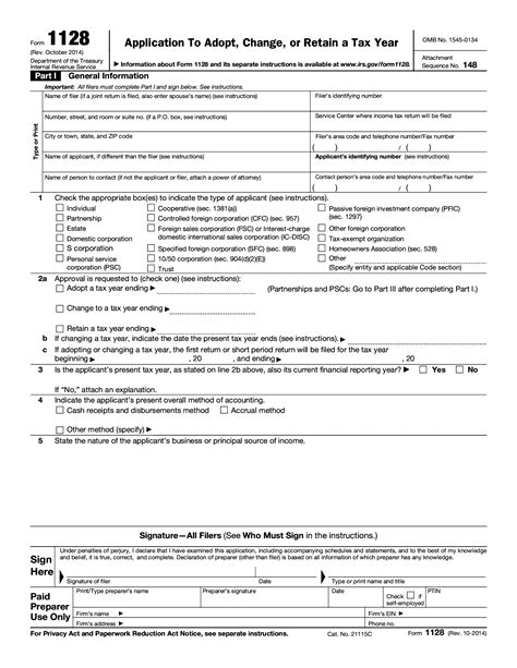 irs form  application  adopt change  retain  tax year forms docs