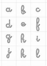 Corsivo Lettere Minuscolo Coloradisegni Alfabeto Schede Numeri sketch template