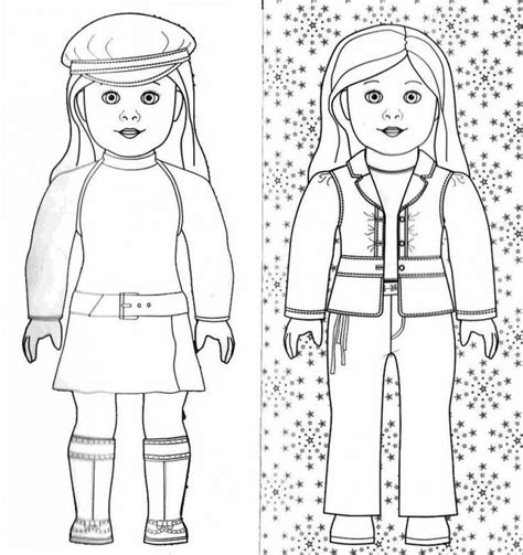 american girl coloring pages thousand