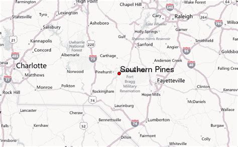 southern pines location guide