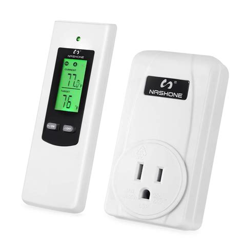 nashone wireless temperature controllerelectric thermostat  remote control built  temp